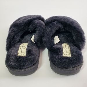 JESSICA SIMPSON - Furry Slippers